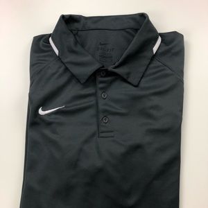 Nike Dri-Fit Golf Polo - Black - XL